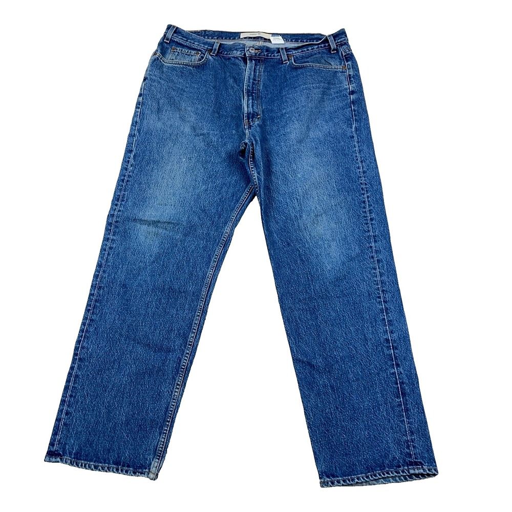 Vintage Gap Jeans Men 42x32 Easy Fit Straight Leg Med Wash Faded 90s Y2K